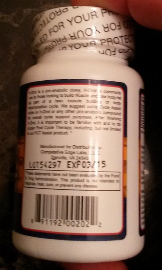 Exp Date (2015) of a fake H Drol
