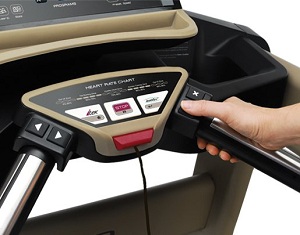 proform space saver treadmill with heart rate monitor