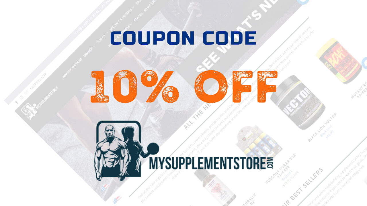10% Discount at MySupplementStore with our Coupon Code