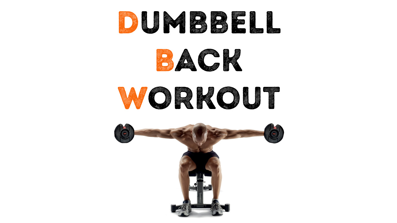 Top 5 dumbbell exercises for back that can be done at home.